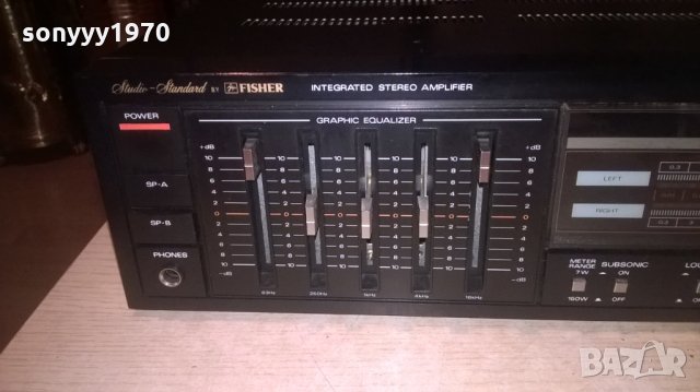 fisher AMPLI-japan 470w на трафа, снимка 5 - Ресийвъри, усилватели, смесителни пултове - 27481888