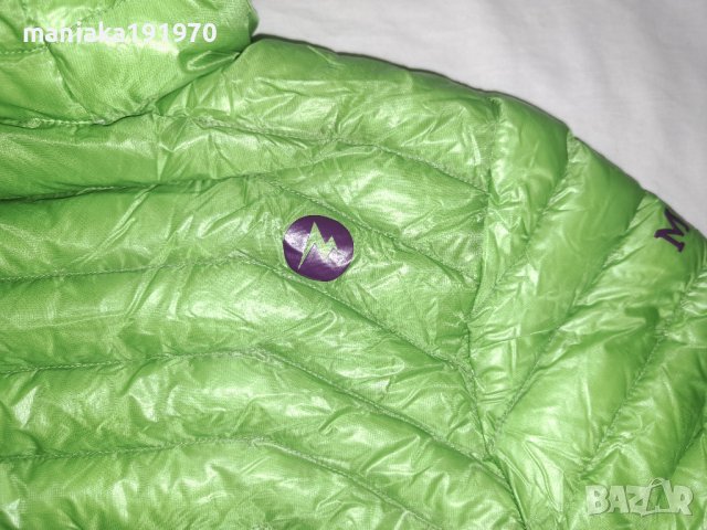 Marmot Quasar Hooded Down Jacket Womens (М) дамско ултра леко, компресионно пухено яке, снимка 8 - Якета - 43690152