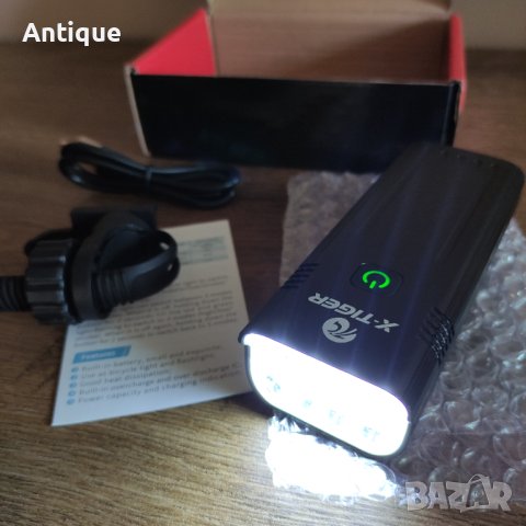 Брутално мощен LED прожектор за колело или електрически скутер, снимка 4 - Аксесоари за велосипеди - 43492154