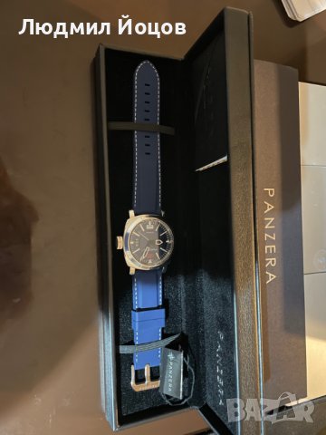 Мъжки часовник Panzera Aquamarine 45 НОВ - 1195.00 лв., снимка 8 - Мъжки - 43213342