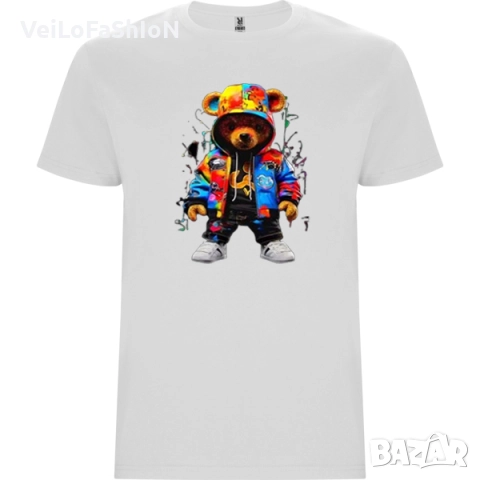 ХИТ Нова детска тениска с Мече - Colorful Bear , снимка 3 - Детски тениски и потници - 49167832