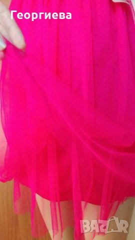 Нова розово червена рокля  👗🍀S, S/M👗🍀арт.445, снимка 6 - Рокли - 28933676