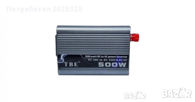 Инвертор на напрежение преобразувател TBE 24V DC- 220V AC - 500W , снимка 2 - Аксесоари и консумативи - 27698288