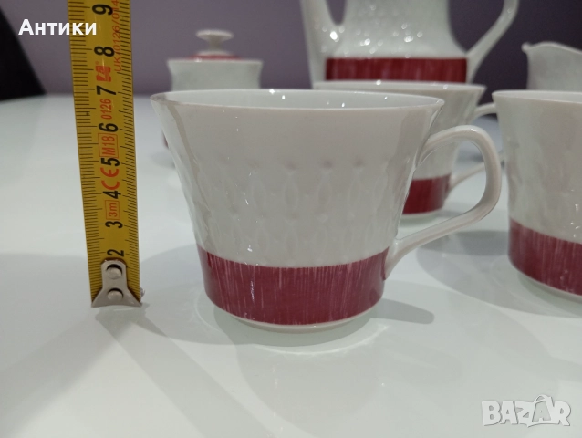 Порцеланов баварски сервиз маркиран , снимка 5 - Сервизи - 52563950