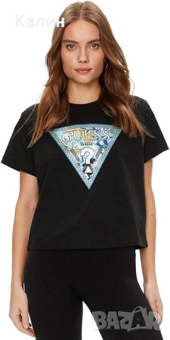 Памучни дамски тениски Guess - два цвята - 19 €, снимка 2 - Тениски - 53286163