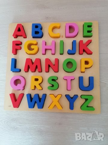 Дървена азбука , снимка 2 - Образователни игри - 43043664