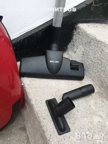 Philips Power Active-Прахосмукачка с торба  , 2000W, пастилено червена, снимка 3 - Прахосмукачки - 32518582