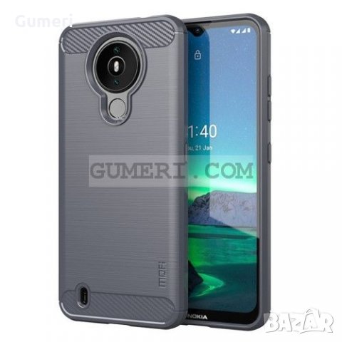 Nokia 1.4 Противоударен Силиконов Гръб- Карбон, снимка 9 - Калъфи, кейсове - 33411377