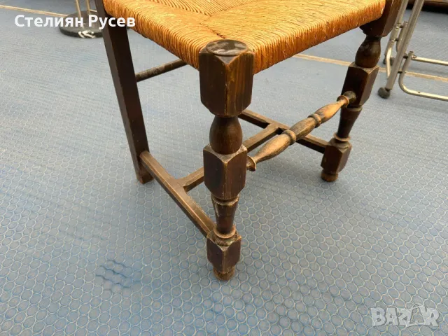 090 стол / столове  от масивно дърво (дърворезба) -цена 153 лв общо за 4 бр - здрави и масивни , вно, снимка 5 - Столове - 48370197