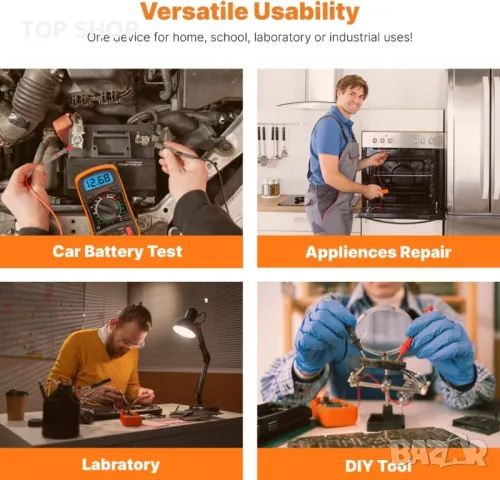 Цифров мултицет ULTRICS UT0021YB, снимка 7 - Гедорета - 48477017