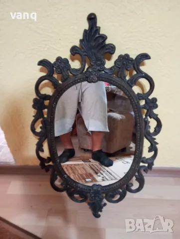 Огледало с орнаментирана рамка, снимка 5 - Други ценни предмети - 47306549