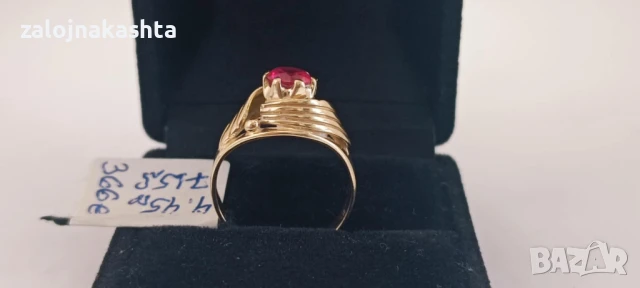 Руски Златен пръстен-4,45гр/14кр, снимка 4 - Пръстени - 50977174