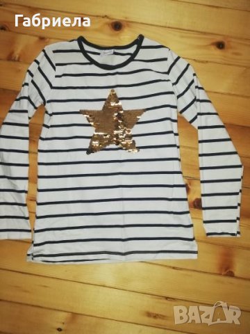 Детска блуза с пайети 