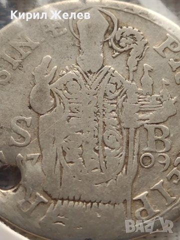 Сребърна монета 1/2 дукат 1709г. Рагуза уникат за КОЛЕКЦИОНЕРИ 26045, снимка 5 - Нумизматика и бонистика - 42999567