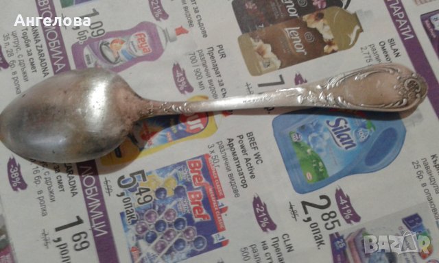 Сребърни лъжици, вилици, нож, снимка 6 - Други - 28048313