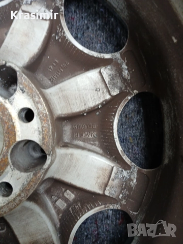 Оригинални алуминиеви джанти Mercedes 16” 5x112 – 7.5J ET41 (Made in Belgium), снимка 5 - Гуми и джанти - 52014704