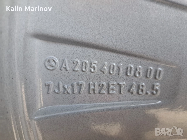 джанти за мерцедес 5х112 17 цола, снимка 8 - Гуми и джанти - 52451559