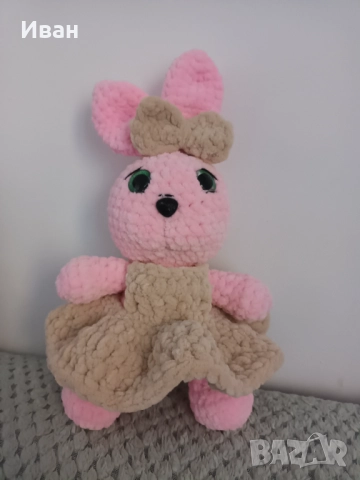 Плюшено зайче, снимка 4 - Плюшени играчки - 52264250