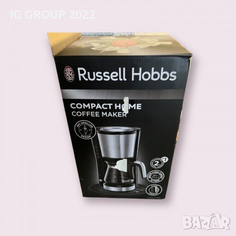 Кафемашина Russell Hobbs Compact Home 24210-56, 650 W, 0.7 л, Компактен дизайн, Бързо филтриране, снимка 4 - Кафемашини - 39621700