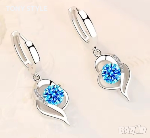 Нови Сребърни Дамски Обеци 