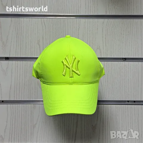 Нова шапка с козирка New York (Ню Йорк) в неонов цвят, унисекс, снимка 2 - Шапки - 47665444
