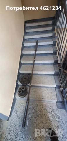 Олимпийски лост с тежести, снимка 6 - Фитнес уреди - 52031660