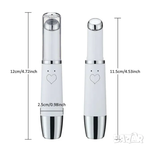 Масажор за очи, против стареене, бръчки, Тъмни кръгове, устни, снимка 3 - Масажори - 52197994