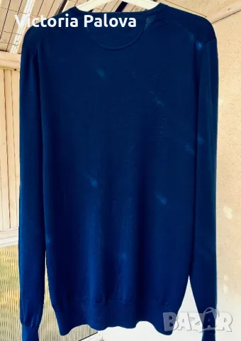 Пуловер/ блуза нежен меринос TOM RUSBORG  Дания, снимка 9 - Блузи - 47393155
