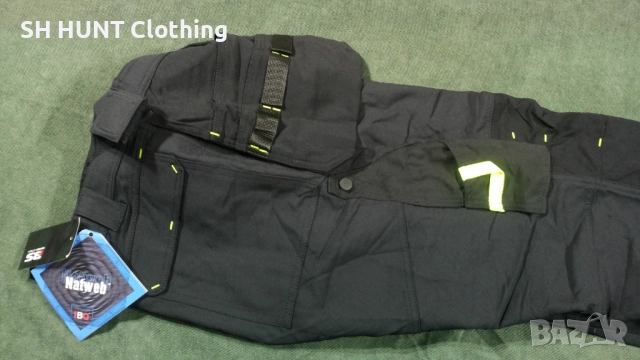 Bekken & Strom 4-VEIS STRETCH SVART Work Wear Pant размер XL еластичен работен панталон W2-3, снимка 9 - Панталони - 52027691