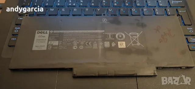  Dell Latitude 7280 7290 7380 7390 7480 7490 Battery 60Wh 7.6V батерия за лаптоп Дел , снимка 4 - Батерии за лаптопи - 47537067