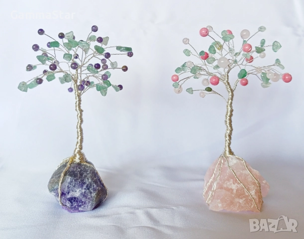 Декоративни дръвчета с минерали/ Идея за подарък
