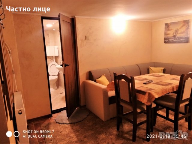 Самостоятелна квартира за нощувки - партер, две преходни стаи, кухн. кът,парно,Wi–Fi, лятна веранда, снимка 6 - Квартири, нощувки - 24798118