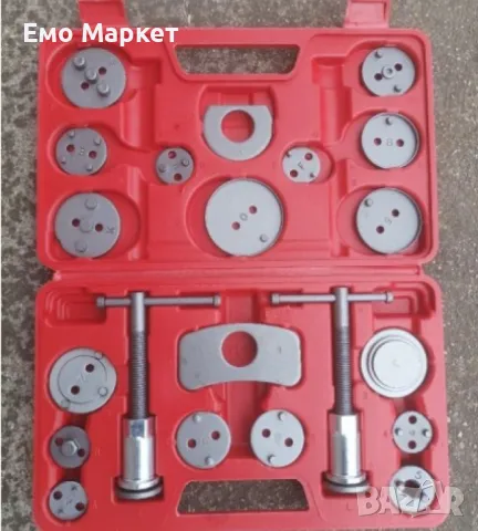 Комплект инструменти KraftRoyal за спирачни апарати и накладки - 21 Части, снимка 2 - Други инструменти - 49268268