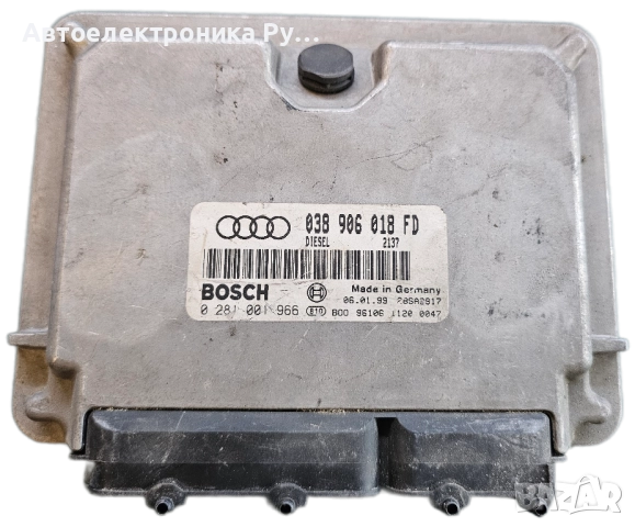 компютър двигател Audi A4 1.9TDI, 0281001966, 0 281 001 966, 038906018FD, 038 906 018 FD