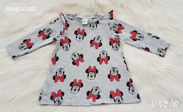 Рокля H&M Мини Маус 6-9 месеца, снимка 4 - Бебешки рокли - 35383422