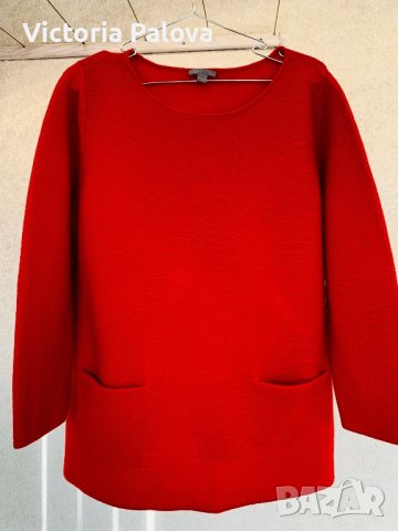 COS камбанка блуза 100% меринос