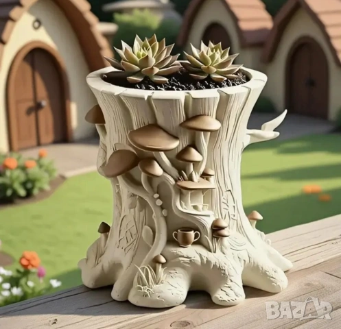 Молд кашпа дънер с гъби, снимка 13 - Форми - 53412597