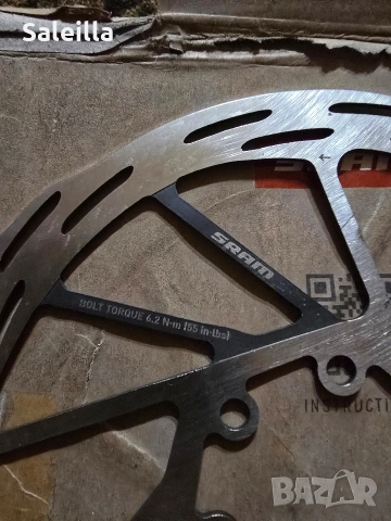 Спирачен диск за колело SRAM -160мм, снимка 2 - Велосипеди - 53140886