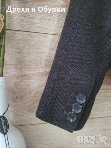 Тъмно кафяво сако S’OLIVER , снимка 8 - Сака - 52663293