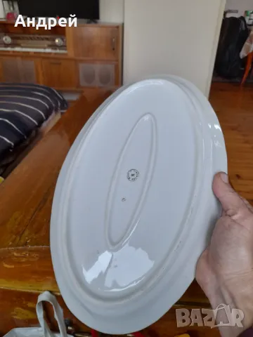 Стара порцеланова чиния,плато #12, снимка 5 - Други ценни предмети - 49317648