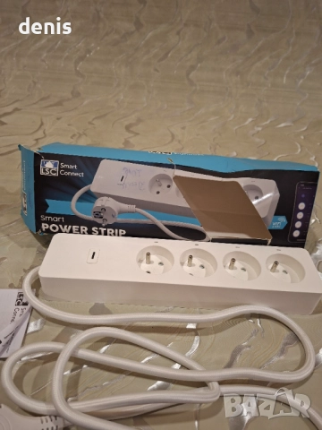 Смарт удължител LSC Smart Connect, 4 гнезда, бял, 1,5 м, съвместим с Alexa и Google Assistant, снимка 5 - Друга електроника - 52878059