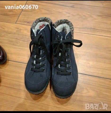 боти Rieker 38 номер, снимка 4 - Дамски боти - 52778015