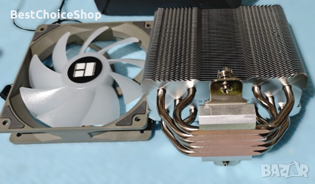 CPU охладител TR Assassin King 120SE ARGB, 5 топлинни тръби, PWM безшумен – За AMD/Intel, снимка 4 - Други - 53115082