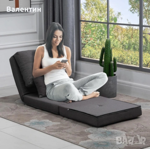 3 в 1 разтегателен сгъваем фотьойл HOMCOM, снимка 7 - Дивани и мека мебел - 53177769