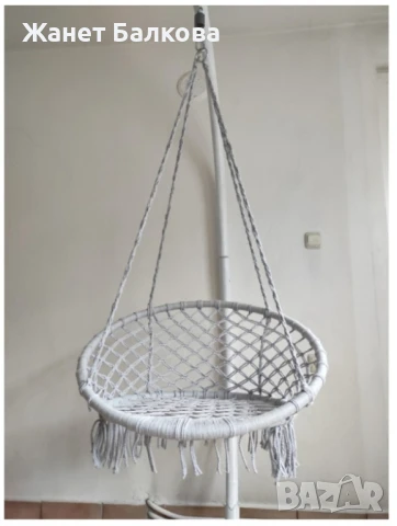 Висяща градинска люлка, снимка 6 - Градински мебели, декорация  - 48194211