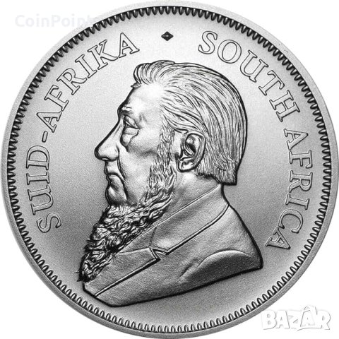 KRUGERRAND Холографско издание 1 Oz сребърна монета 1 ранд Южна Африка 2023 г, снимка 3 - Нумизматика и бонистика - 43405690