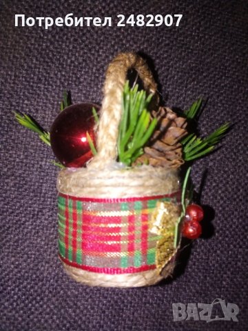 Ръчно изработени мини кошнички с цветя, снимка 15 - Декорация за дома - 38468109