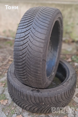 2 броя зимни гуми 215 45 17 Kleber перфвктни, снимка 3 - Гуми и джанти - 52404936