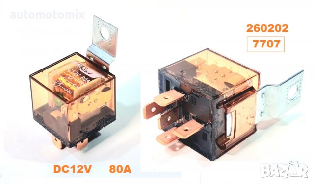 РЕЛЕ 5 КРАЧЕТА 12волта - 7707, снимка 2 - Аксесоари и консумативи - 36948434