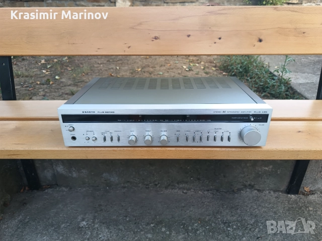 sanyo plus series A-35 * Японски усилвател работещ*, снимка 4 - Ресийвъри, усилватели, смесителни пултове - 51634377